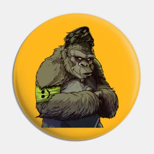 Elvis gorilla Pin