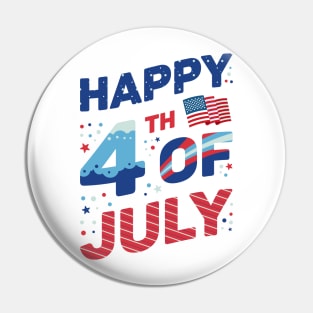 4th of july for all americans Pin