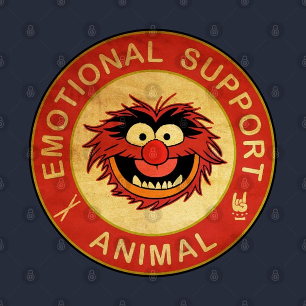 Emotional Support Animal Red by den.make