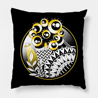 Extraterrestrial Owl Pillow