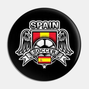 Spain Soccer Futbol Pin