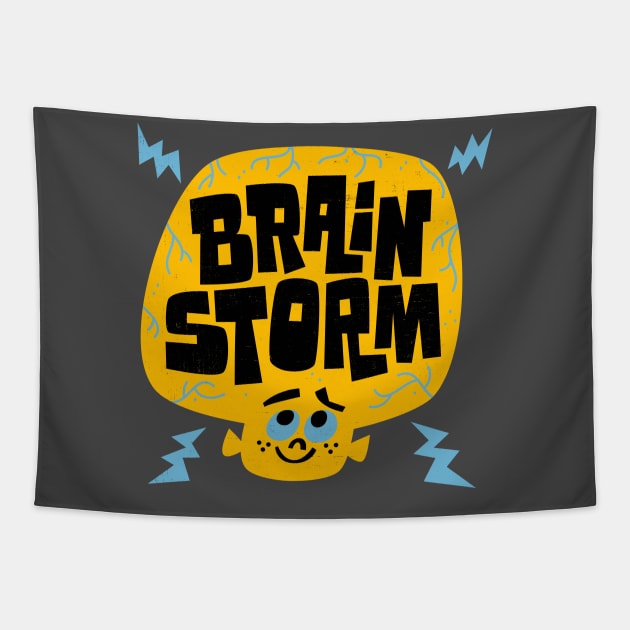 Brainstorm Tapestry by Jon Kelly Green Shop