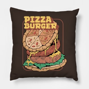 PIZZA BURGER Pillow