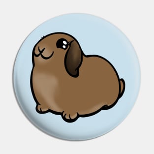 Brown Lop Bunny Rabbit Coney Pin