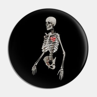 Skeleton Love Pin