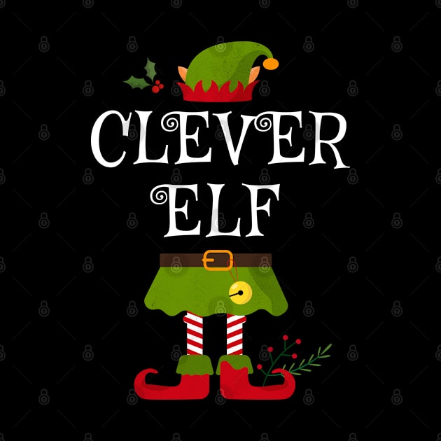 Clever Elf Shirt , Family Matching Group Christmas Shirt, Matching T Shirt for Family, Family Reunion Shirts by bkls