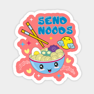 SEND NOODS: KAWAII NOODLES BOWL Magnet