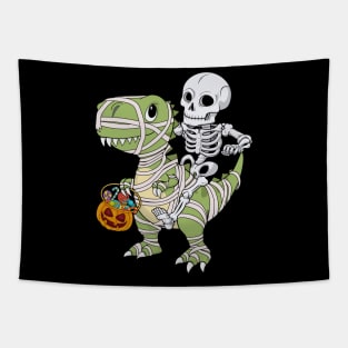 Halloween Shirts for Boys Men Dinosaur T rex Mummy Pumpkin Tapestry