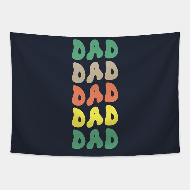 Parents' Day Dad Tapestry by D_esigns