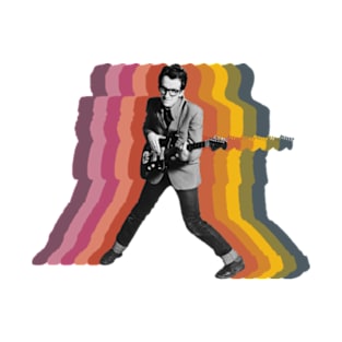 Elvis Costello Retro Fade T-Shirt