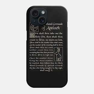Holy Hand Grenade Script Phone Case