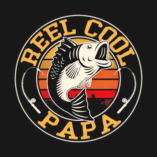 Papa Gift - reel cool Papa T-Shirt