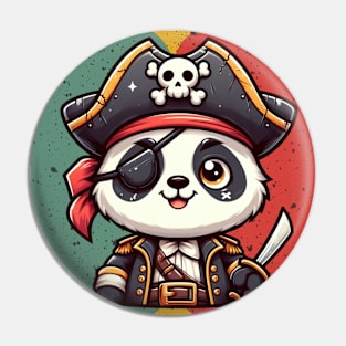 Panda pirate Pin