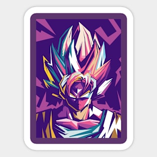 goku super saiyan blue kaioken Classic  Sticker for Sale by