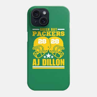 Green Bay Packers AJ Dillon 28 American Football Retro Phone Case