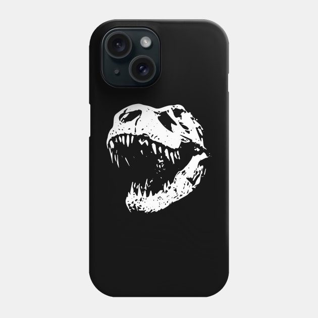 Dino Skull Phone Case by Oolong