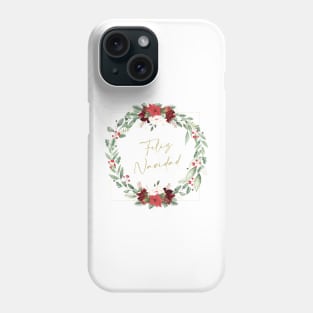 Feliz navidad corona Phone Case