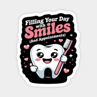 Smile Tooth Dentistry Dental Assistant Hygienist Magnet