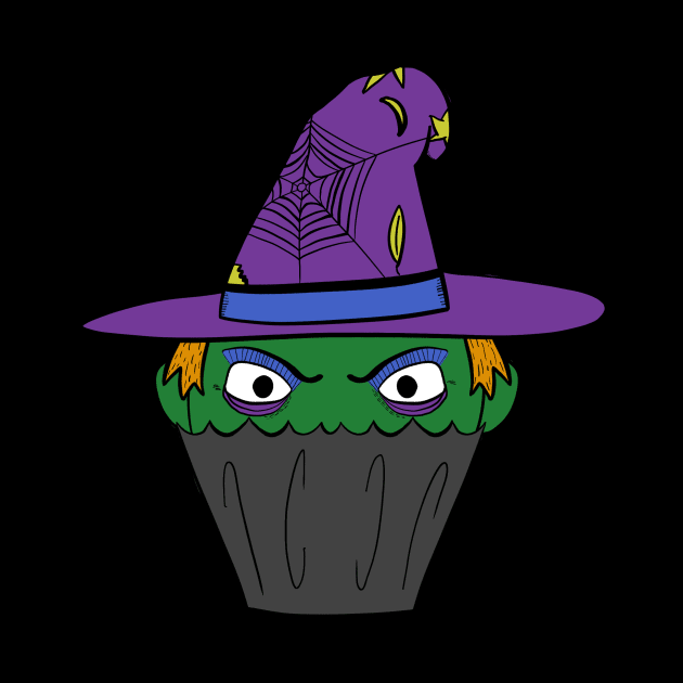 Witch Cupcake by Fool King Media