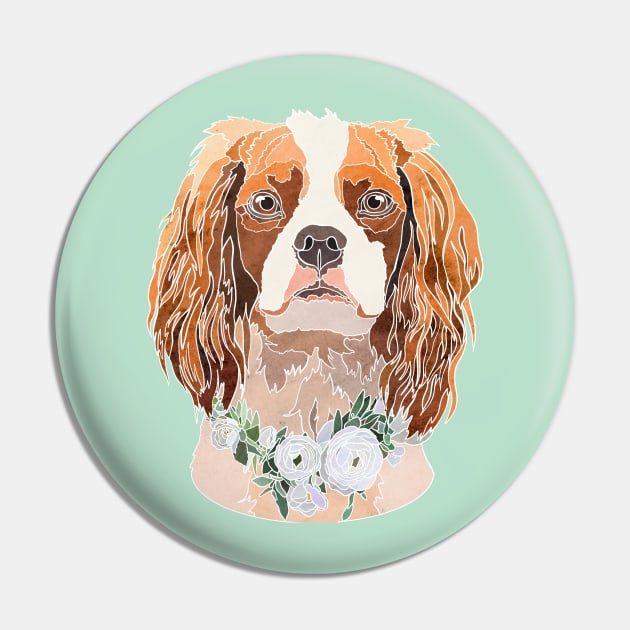 Cavalier King Charles Spaniel Pin by Roguish Design