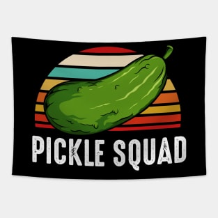 Pickle - Pickle Squad - Retro Style Vintage Cucumber Tapestry