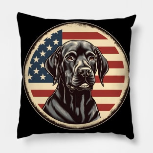 Patriotic Pointer Pillow