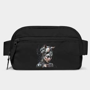 Cyborg Lady Cat (Black) | UndoSisyphus™ Native Cyborgs Collection Bag