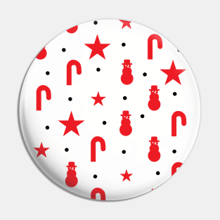 christmas pattern Pin