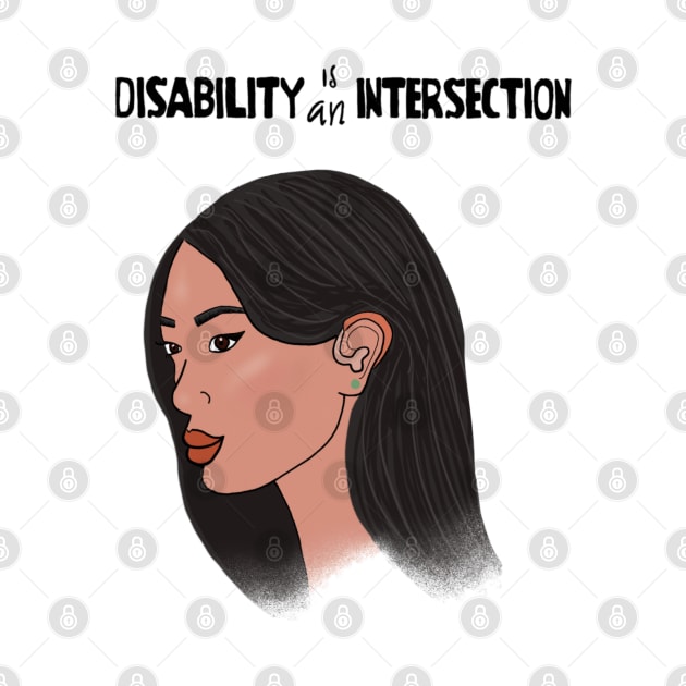 Disability Is An Intersection Hearing Aid by Dissent Clothing