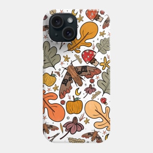 The moths and leaves Phone Case