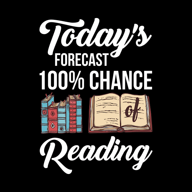 Today's Forecast 100% Chance of Reading by paola.illustrations