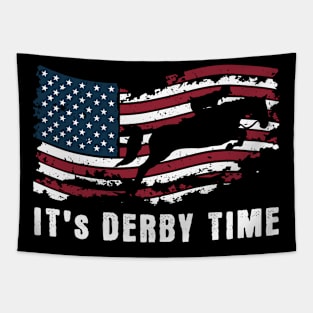 It's Derby Time Tapestry