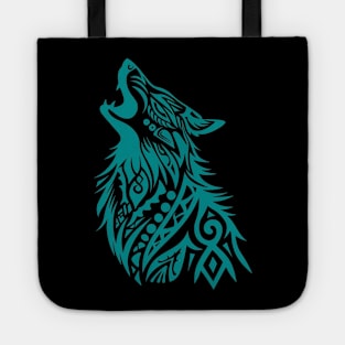 Mystic Tribal Wolf Tote