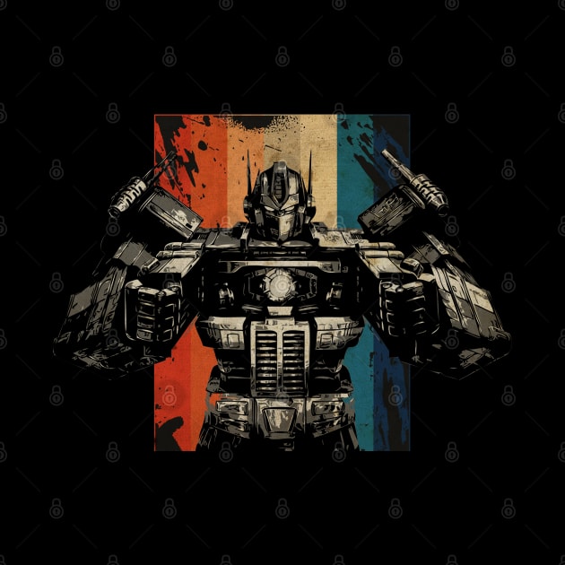 Optimus Warrior Robot by CTShirts