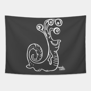 slimy snail with 4 eyes Tapestry