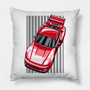 935 Racing car Pillow