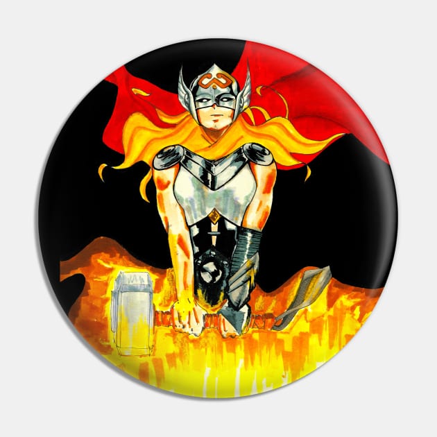 thunder goddess in fire Pin by jorge_lebeau