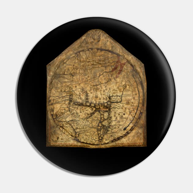 Hereford Mappa Mundi Pin by Medievalists.net