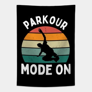 Parkour Athlete Tapestry