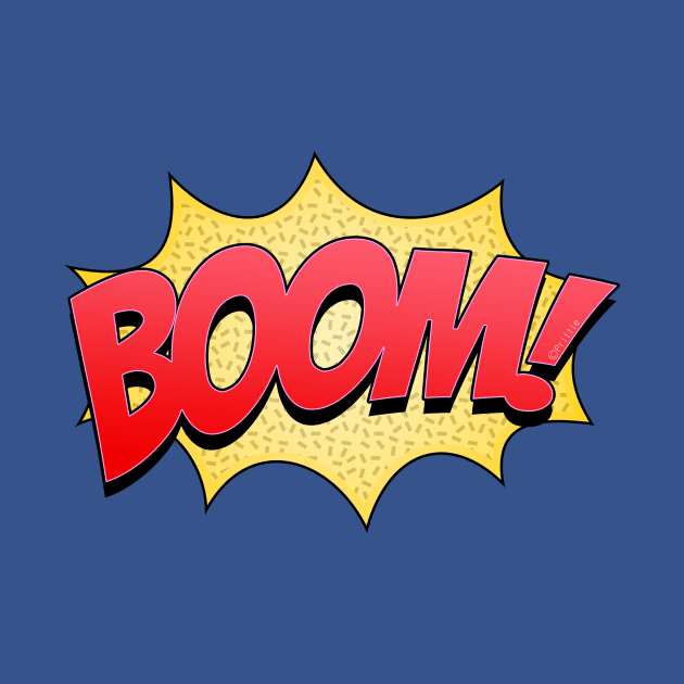 Boom Comic Book Emoji by SeattleDesignCompany