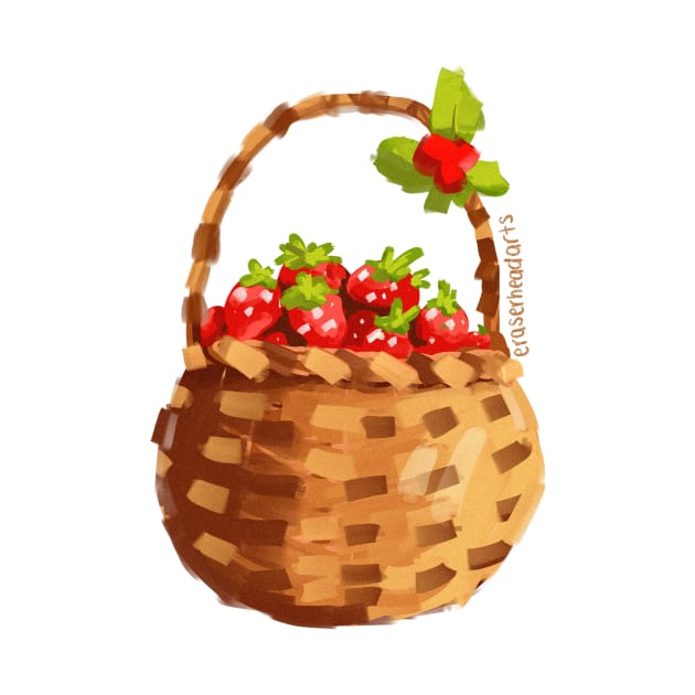 Strawberry Basket by eraserheadarts