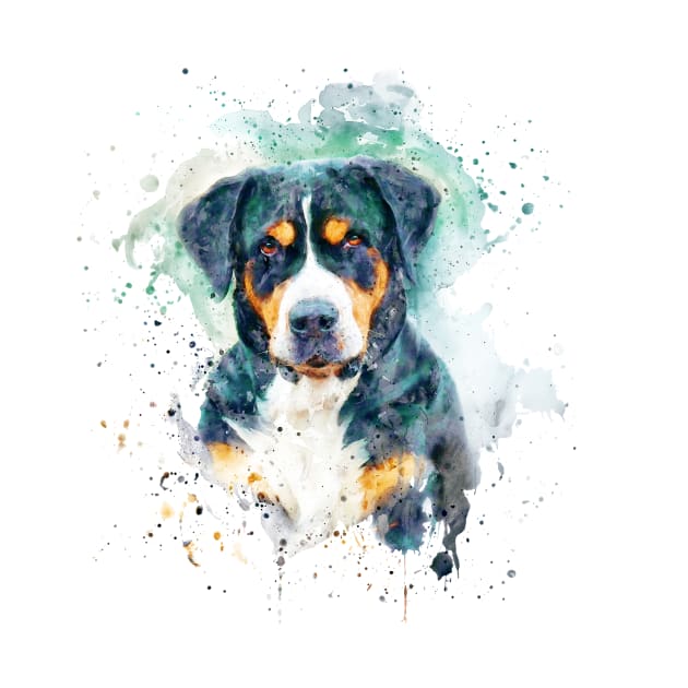 Bernese Mountain Dog by Marian Voicu