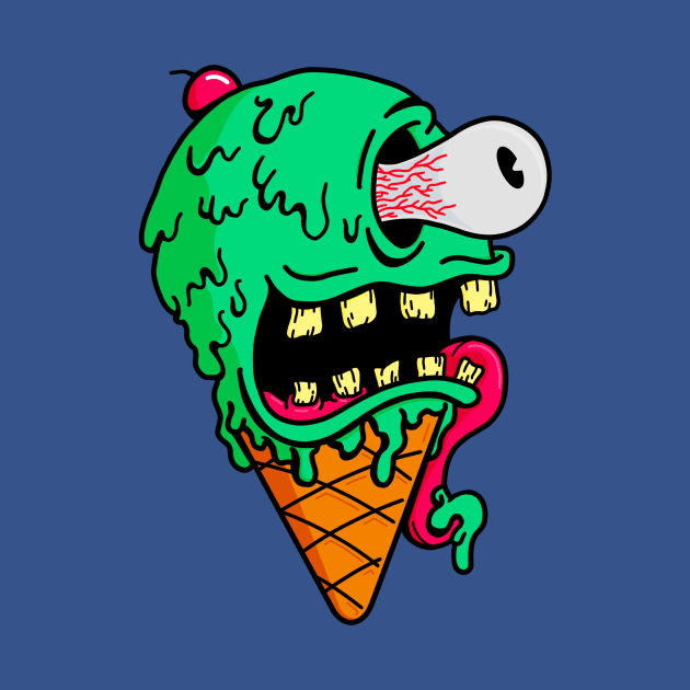 Ice Cream monster by ogeraldinez