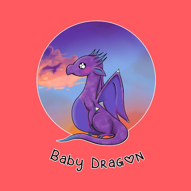 Sunset Baby Dragon 2 by TreatYourLittle