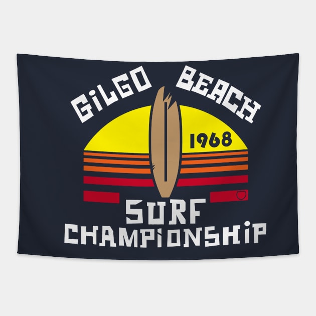 Gilgo Beach Surf Championship Tapestry by Off Peak Co.