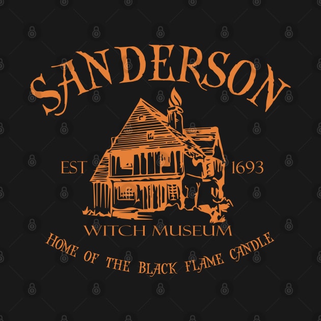 World Famous Sanderson Witch Museum T-Shirt by Skycrane