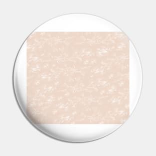 pohutukawa branch pattern on beige Pin