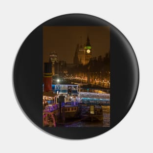 Big Ben and Boats Pin