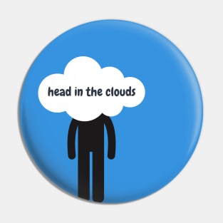 Head in the clouds- a design for the day dreamers Pin