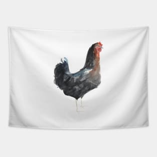 Watercolor Hen Tapestry